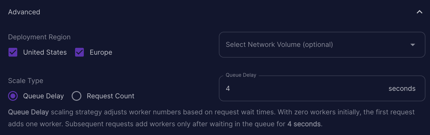 RunPod Advanced Endpoint Example